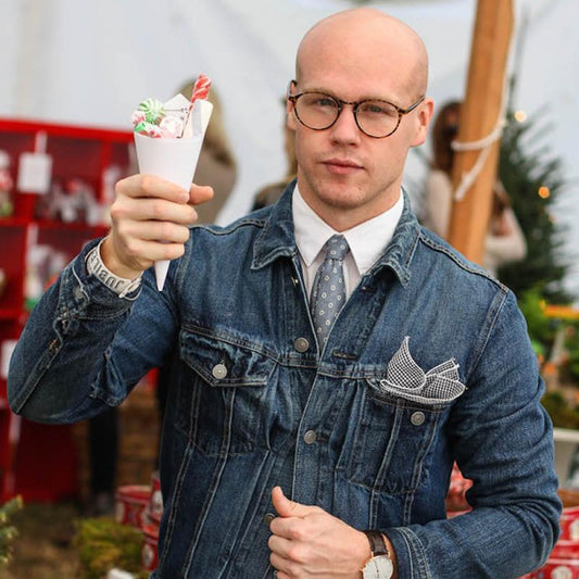 Vintage Dapper Indie Fashion Clear Lens Round Glasses 8768