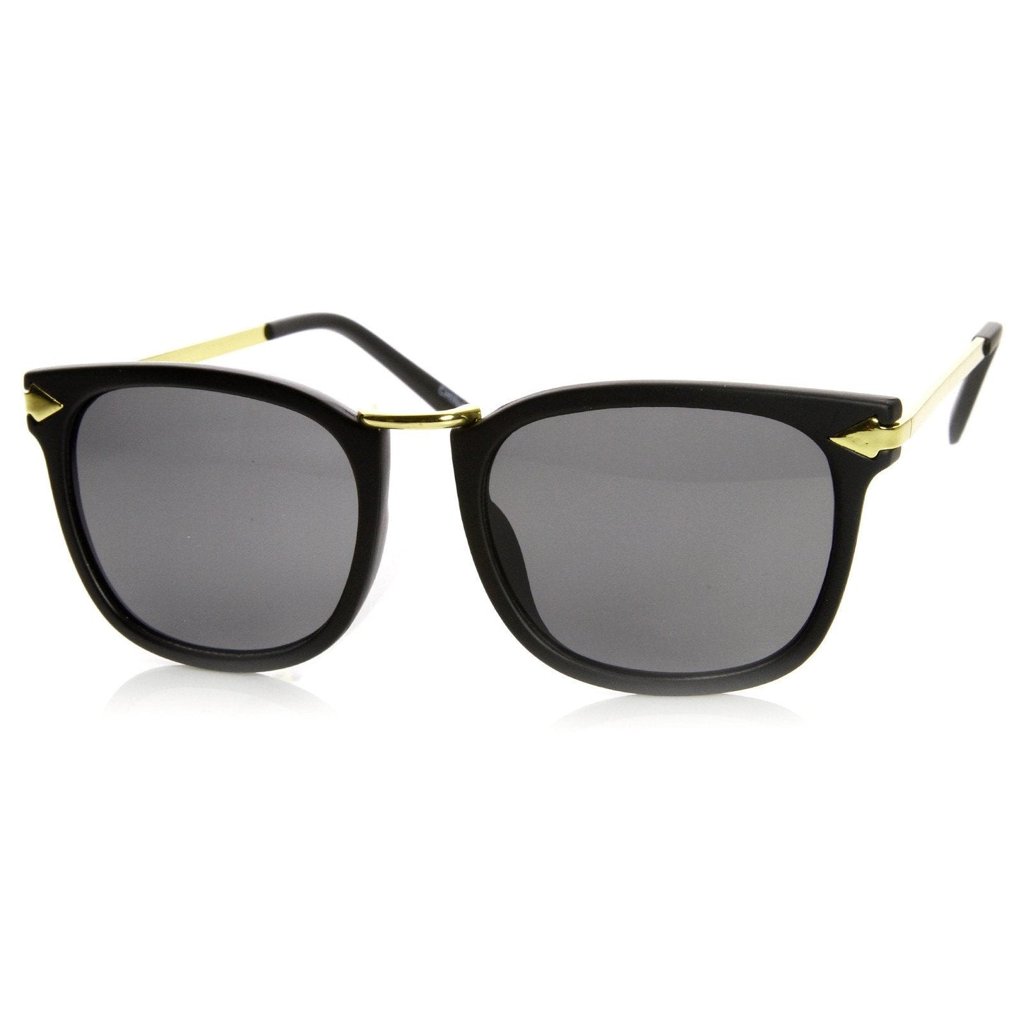 Vintage Artful European Fashion Horned Rim Sunglasses 8600