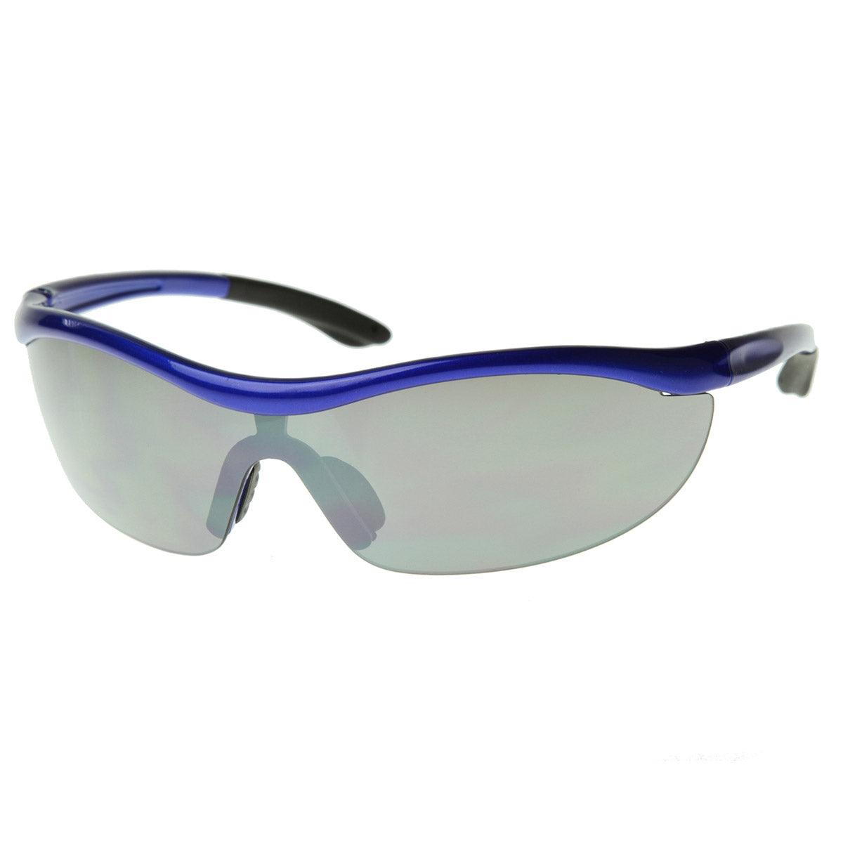 Premium TR-90 Sports Wrap Half Frame Shield Sunglasses C799 77mm