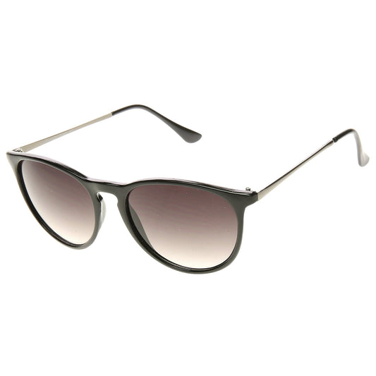 Super Colorful Retro P3 Round Horned Rim Sunglasses 8906