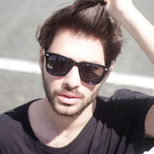 Classic Retro Polarized Lens Horned Rim Sunglasses 6107 52mm