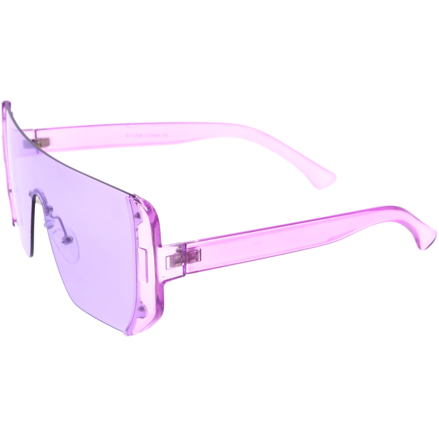 Retro Futuristic Oversize Color Mirrored Lens Shield Sunglasses C634