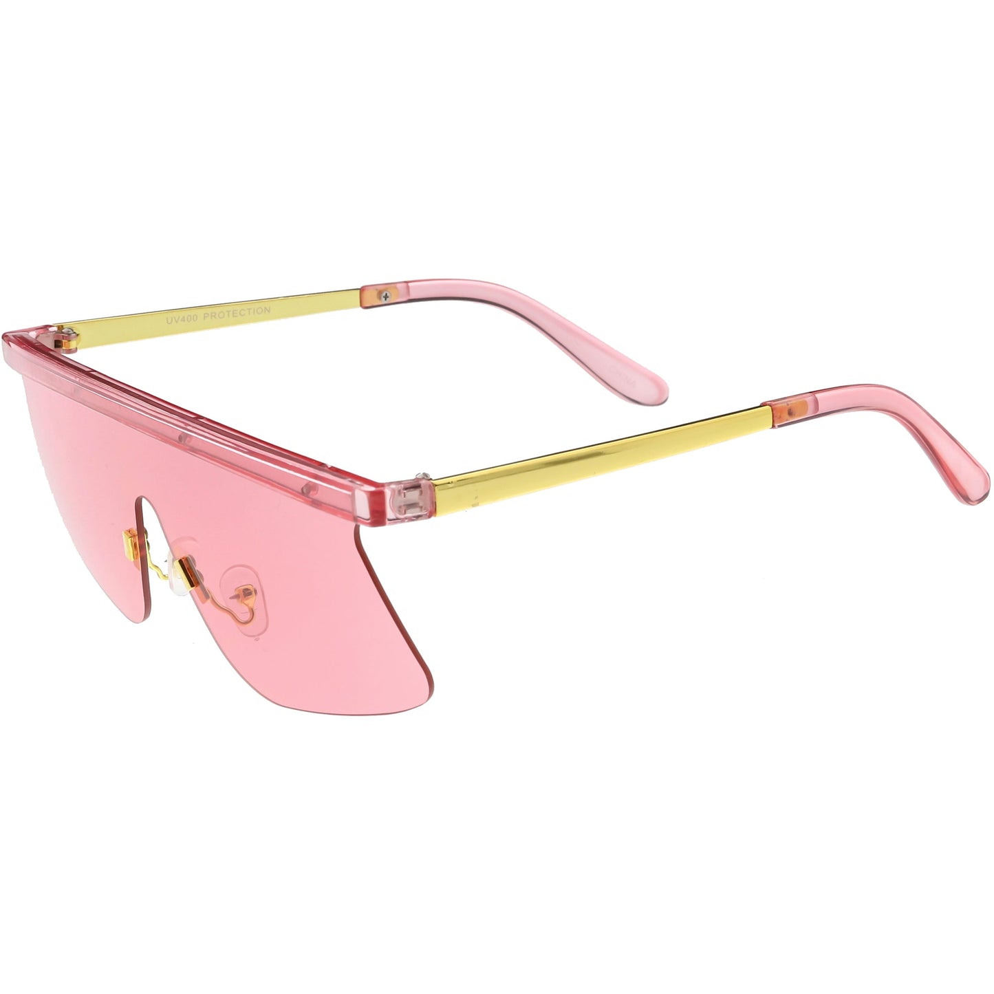 Retro Modern Blade Cut Shield Sports Sunglasses C941