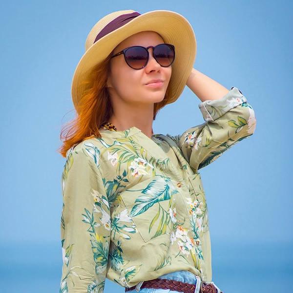 Large Retro Round Key Hole P3 Circle Sunglasses 9188