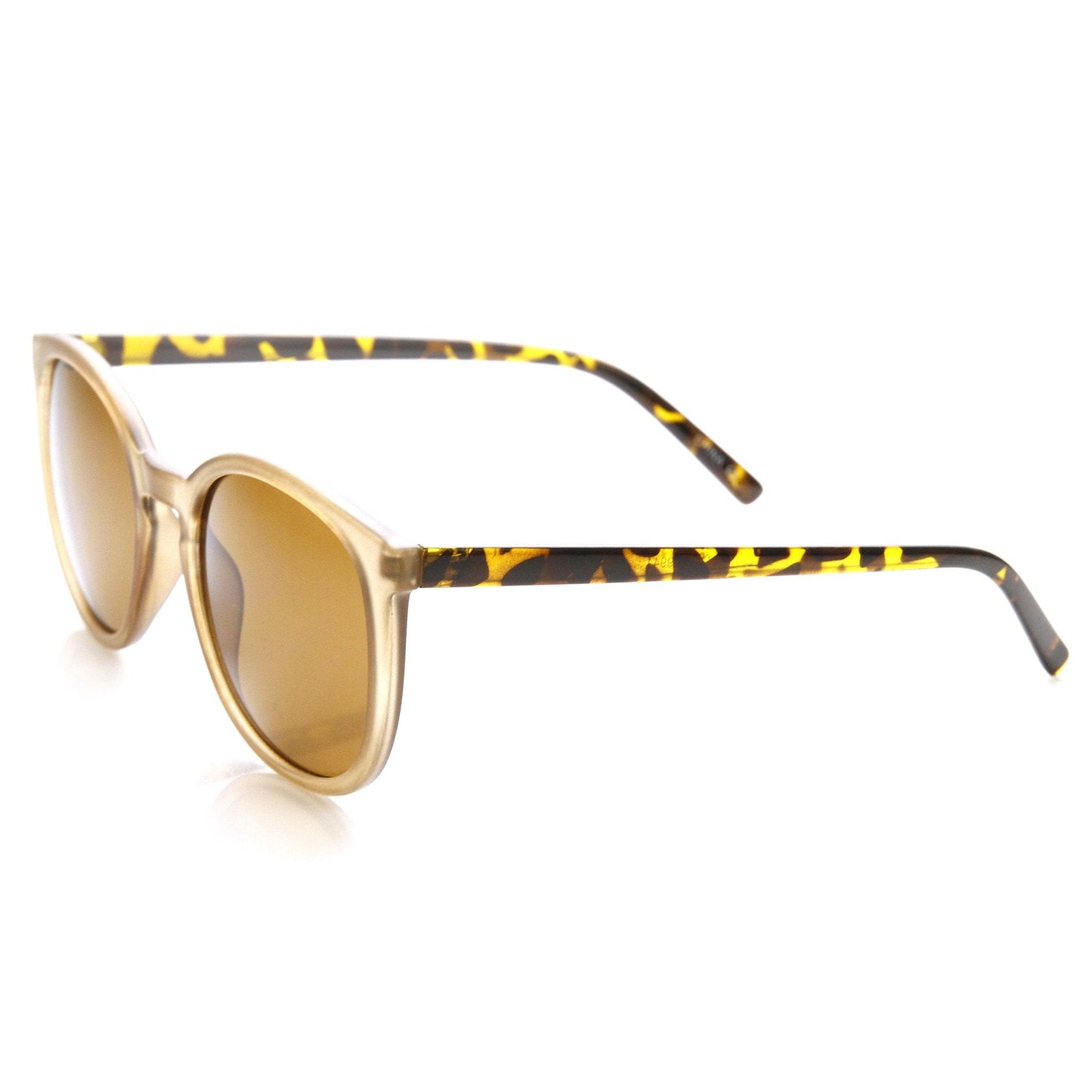 Vintage Inspired Dapper Round P3 Key Hole Fashion Sunglasses 9433