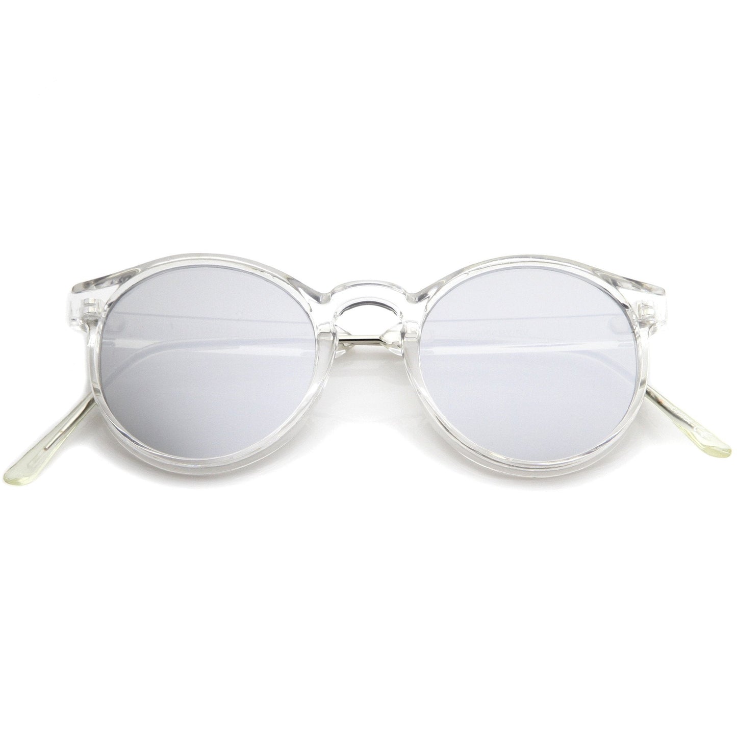 Crystal Clear Round P3 Mirror Lens Sunglasses A464
