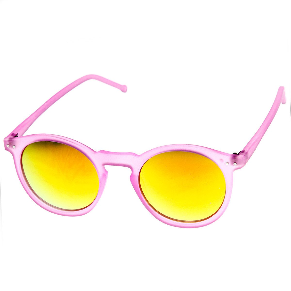Retro P3 Round Flash Color Mirrored Lens Colorful Sunglasses 8932
