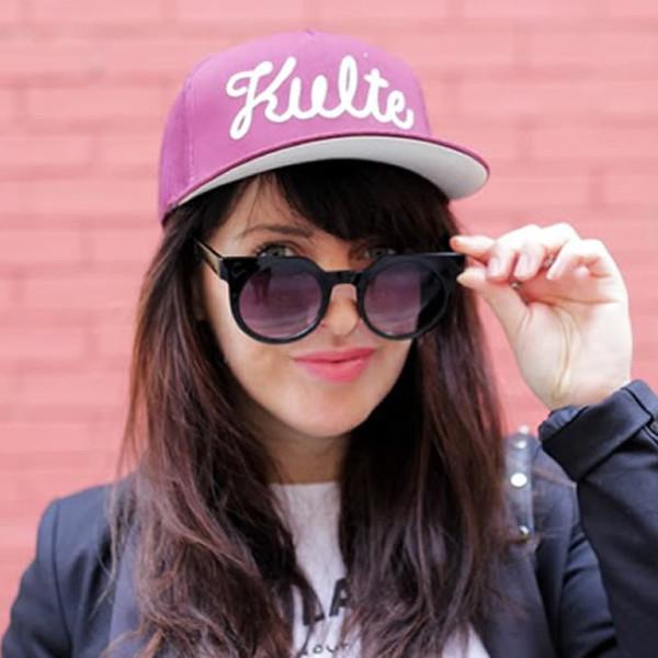 Retro P3 Round Angled Circle Flat Cat Eye Sunglasses 9120