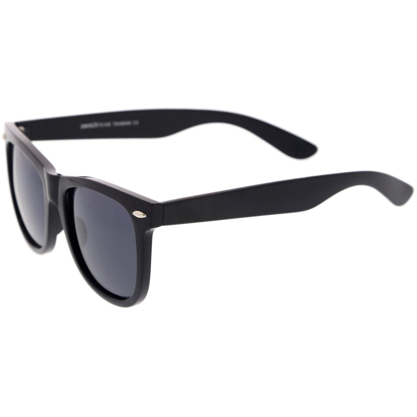 Classic Large Polarized Lens Horned Rim Sunglasses 6105