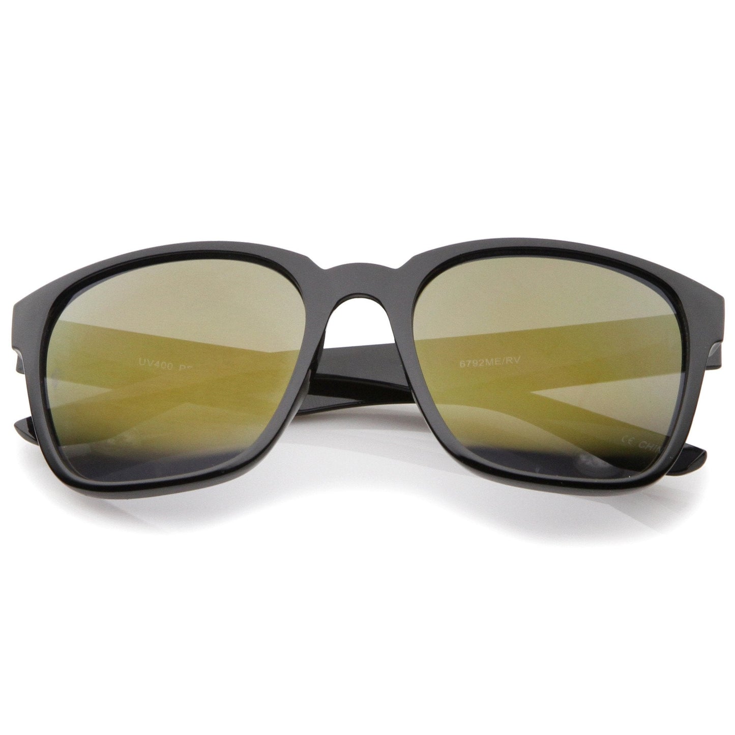 Men's Oversize Action Sports Flash Lens Aviator Sunglasses A395