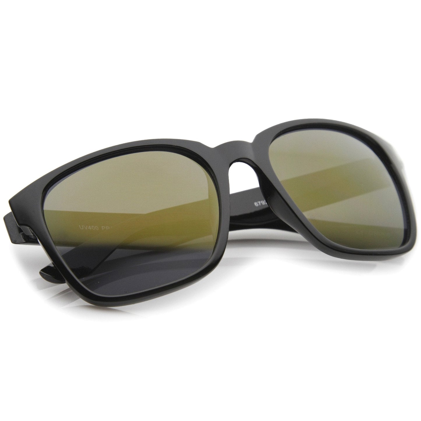 Men's Oversize Action Sports Flash Lens Aviator Sunglasses A395