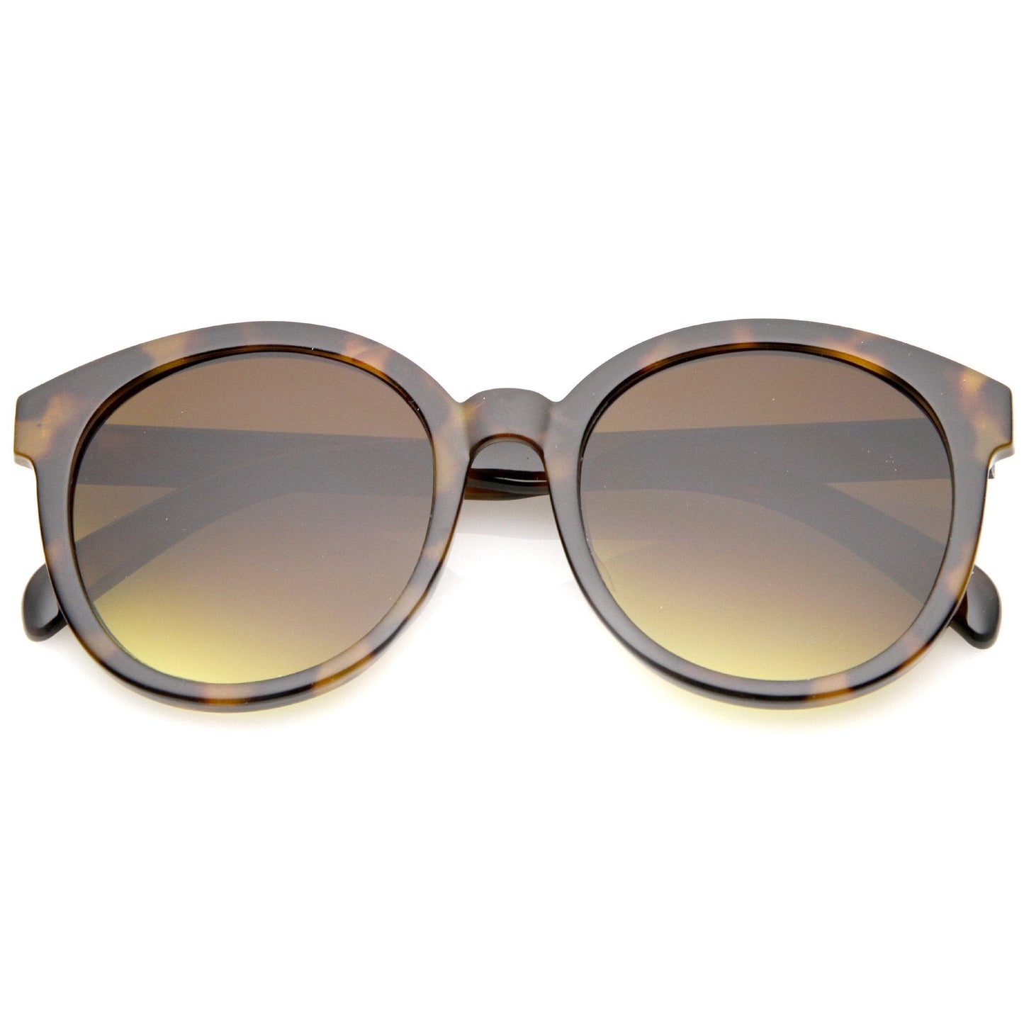 Women's Retro Round Horned Rim Sunglasses A467