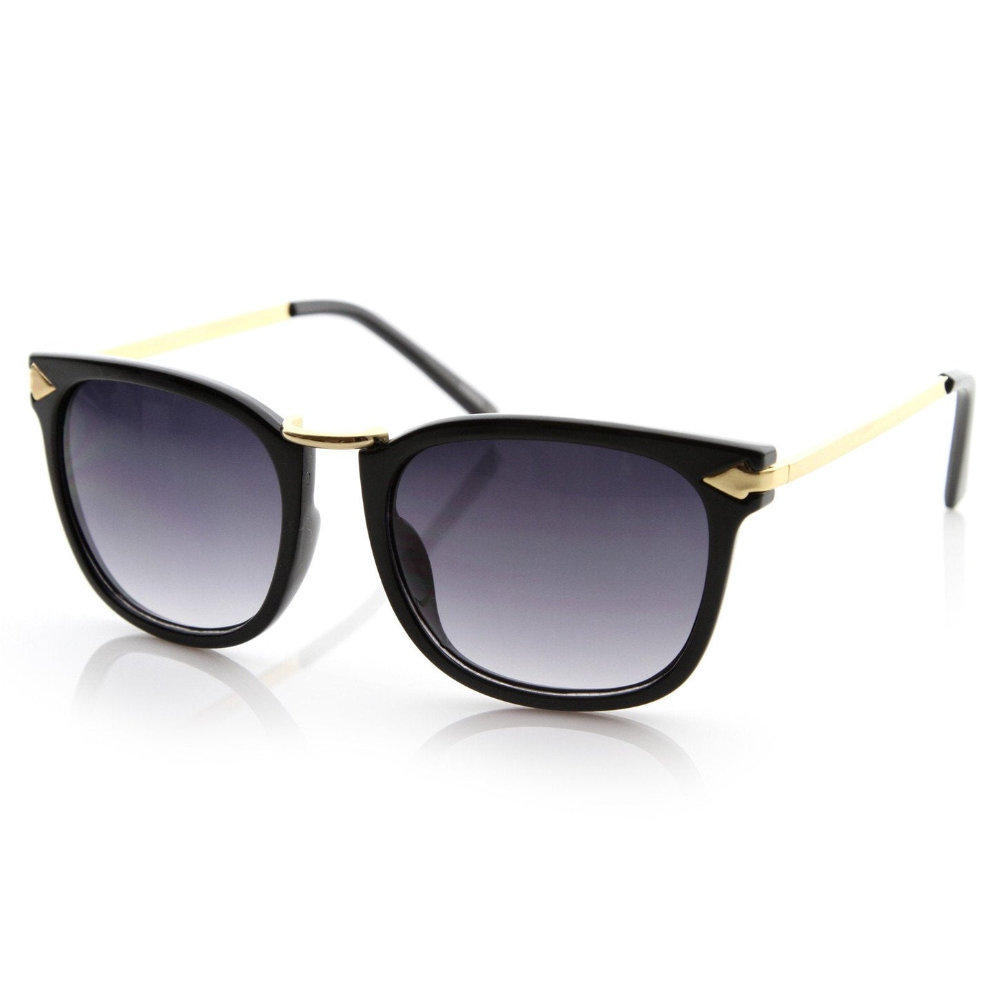 Vintage Artful European Fashion Horned Rim Sunglasses 8600