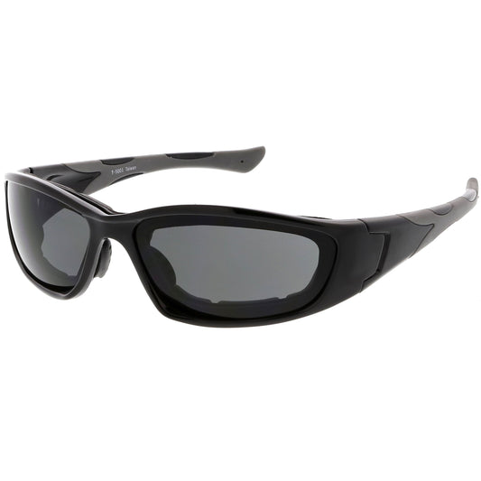 Men's Active Sports TR-90 Padded Goggle Sunglasses C534