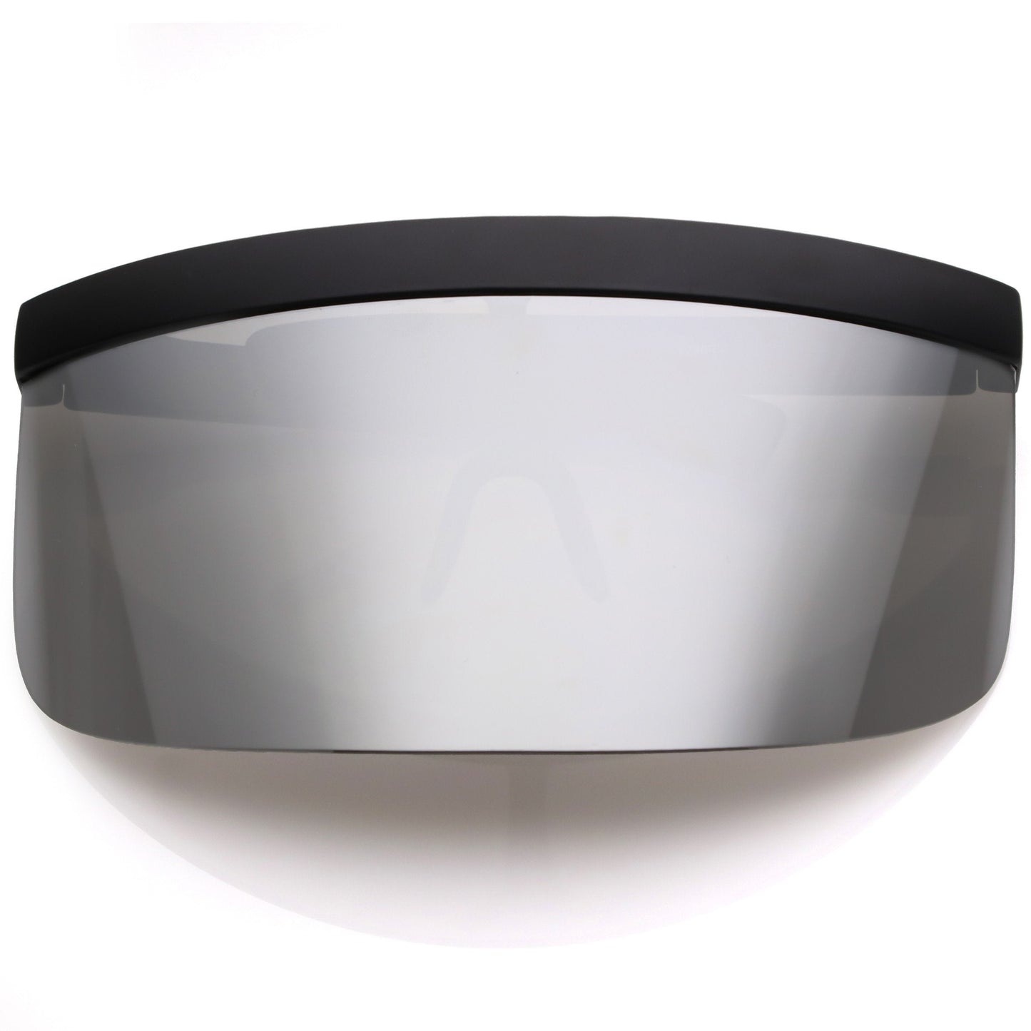 Retro Modern Oversize Novelty Mirrored Lens Shield Visor C453