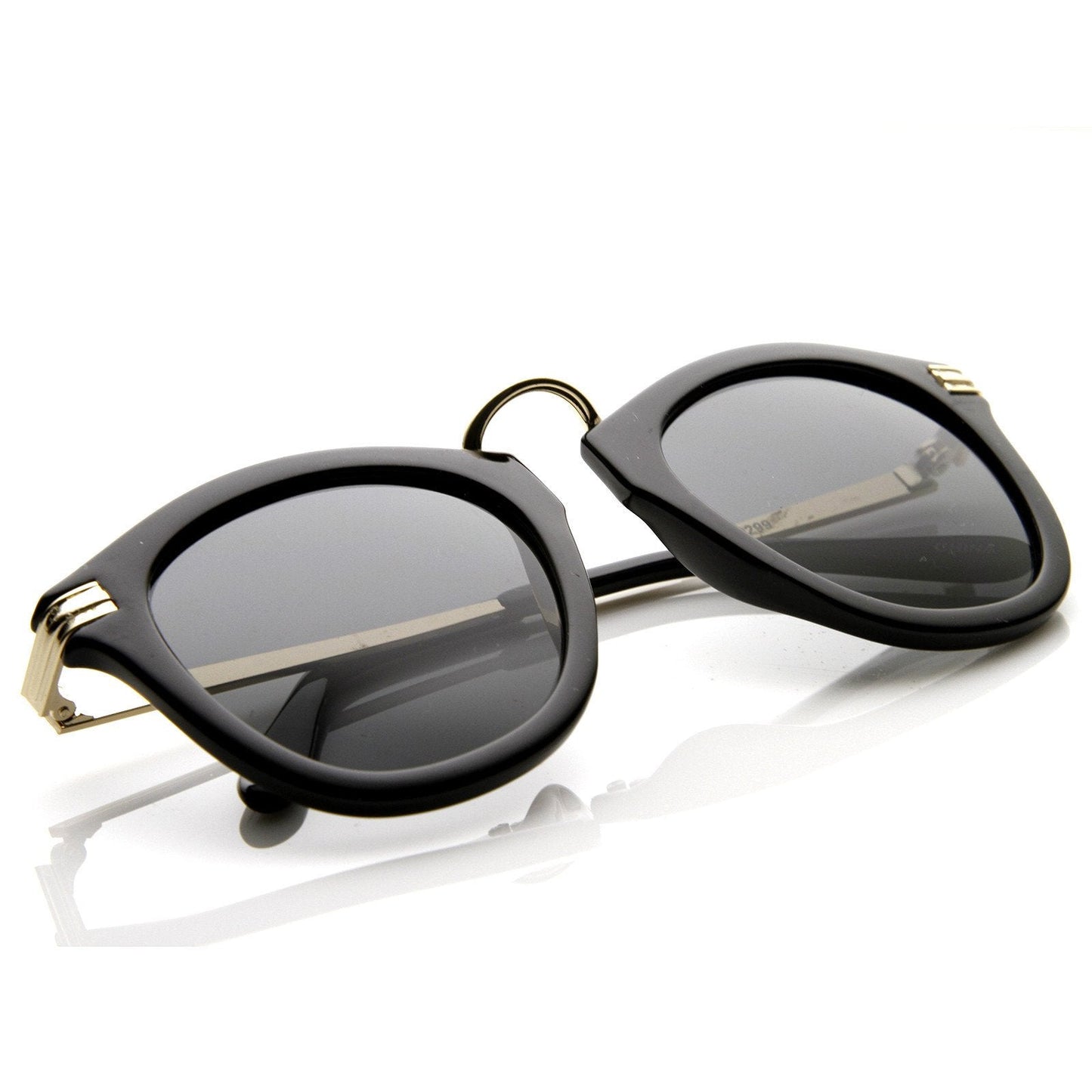 Vintage 1920's Spectacle Steampunk Horned Rim Sunglasses 8635