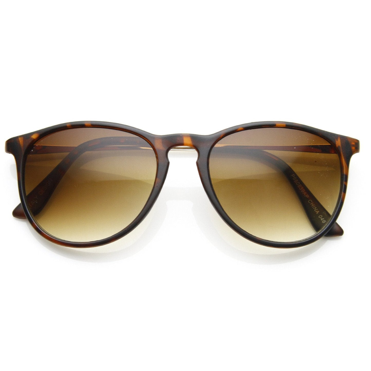 Super Colorful Retro P3 Round Horned Rim Sunglasses 8906