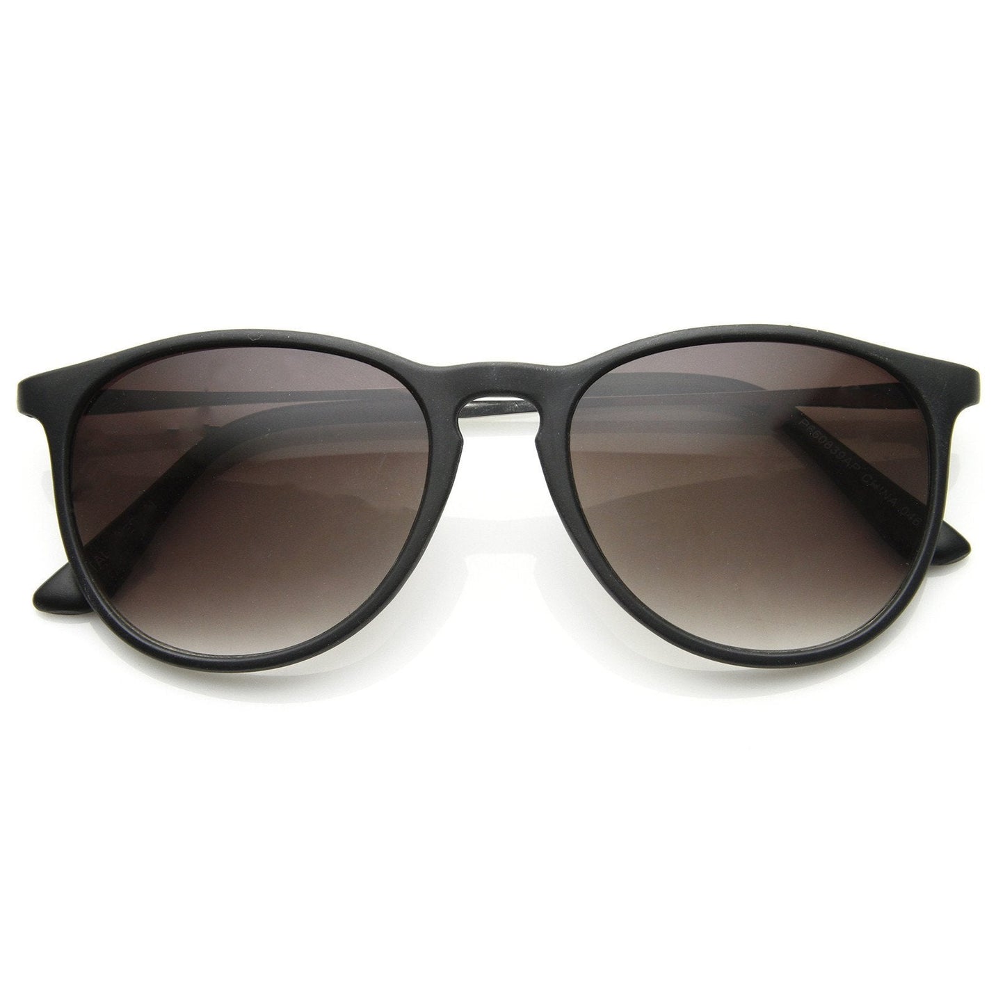 Super Colorful Retro P3 Round Horned Rim Sunglasses 8906