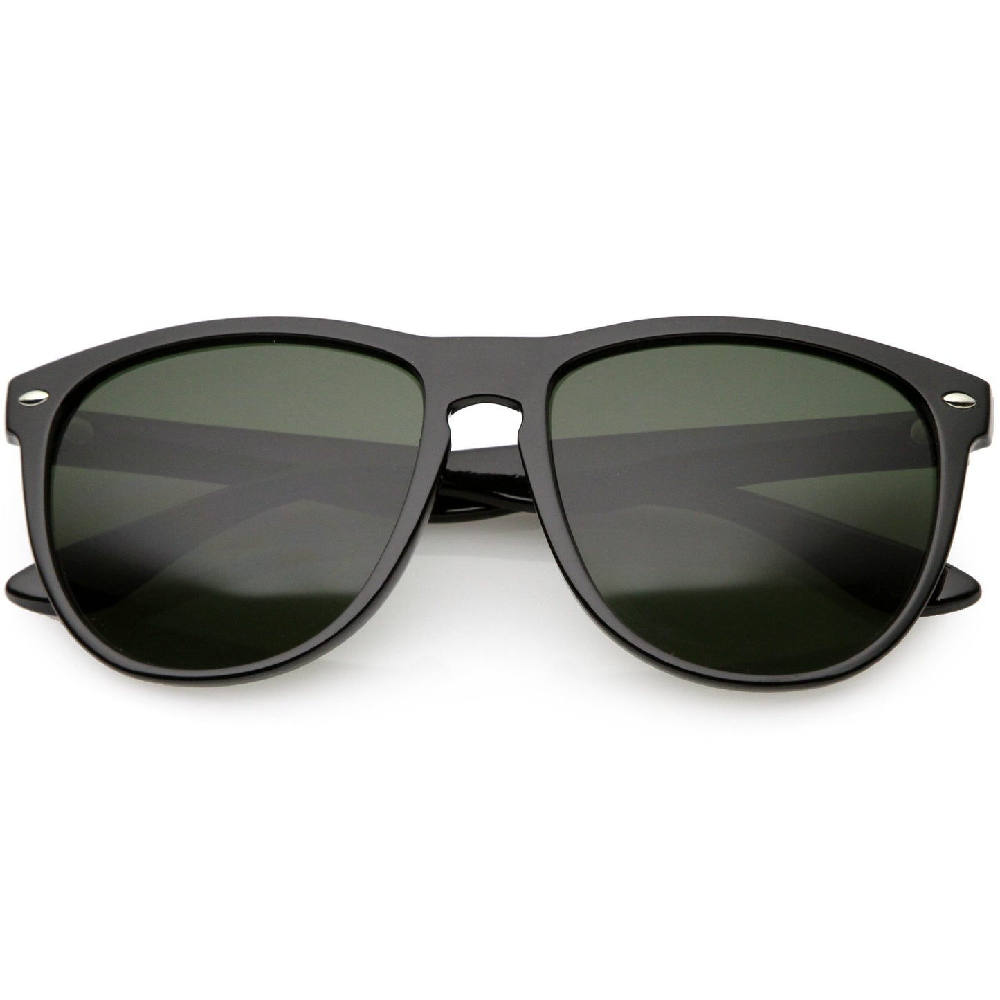 Round P3 Indie Dapper Key Hole Horned Rim Sunglasses C694