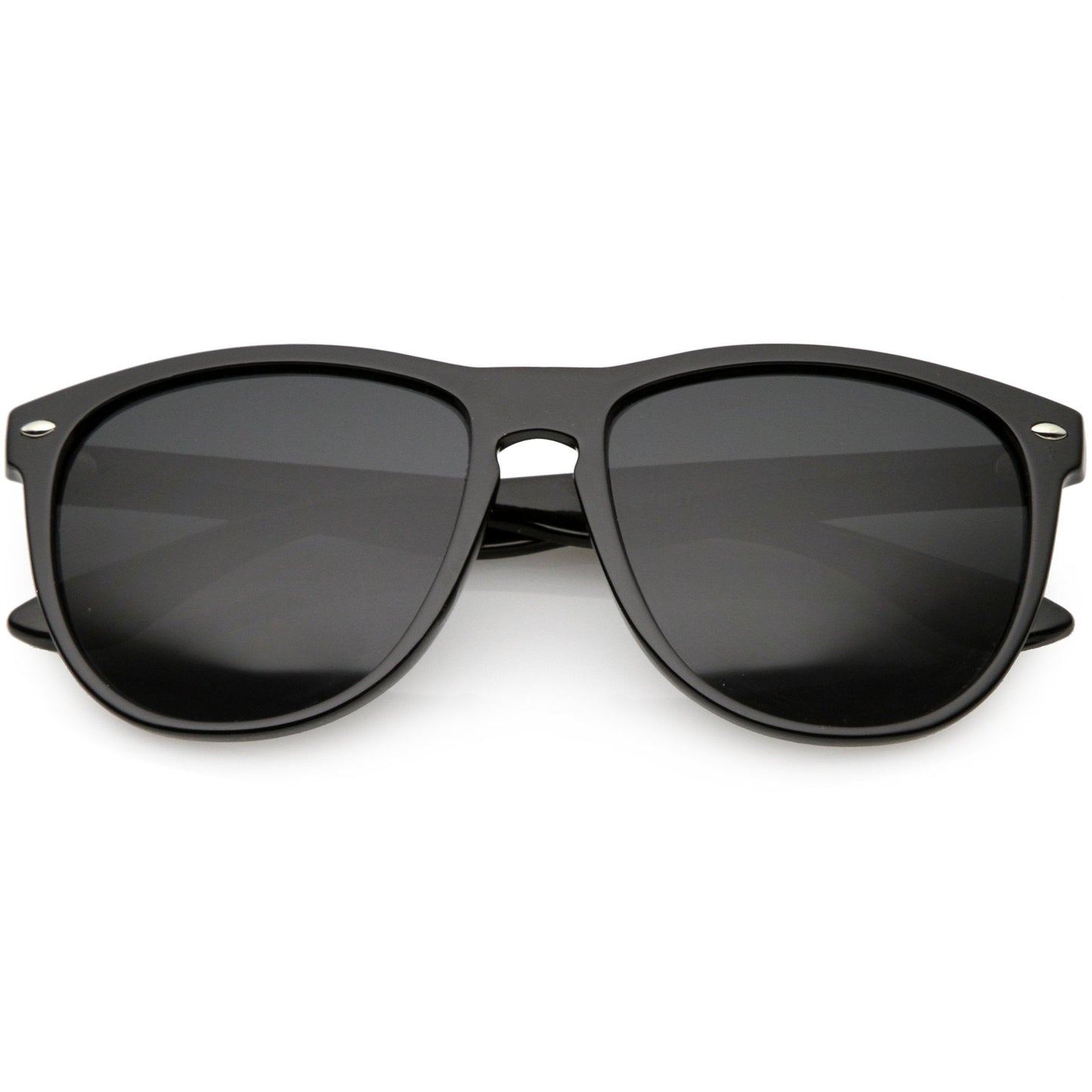 Round P3 Indie Dapper Key Hole Horned Rim Sunglasses C694