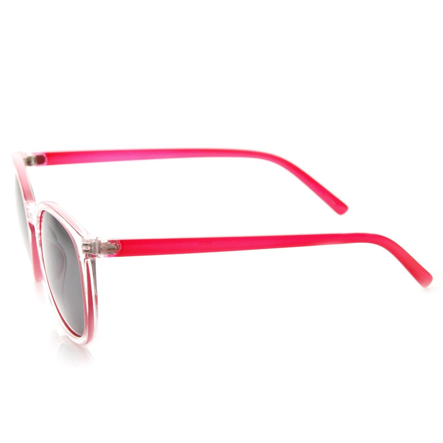 Retro Hipster Two Tone P3 Colorful Round Frosted Sunglasses 8990