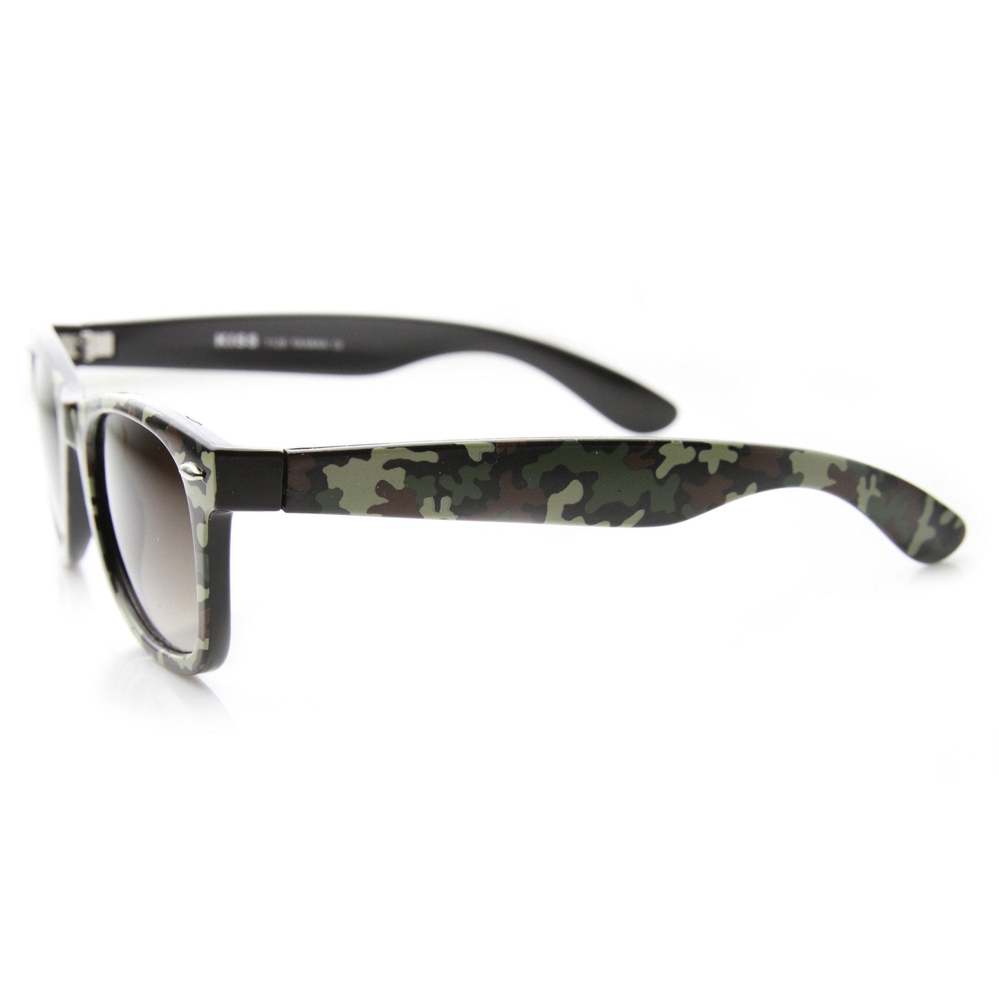 Outdoor Sports Camouflage Pattern Horned Rim Sunglasses 9624