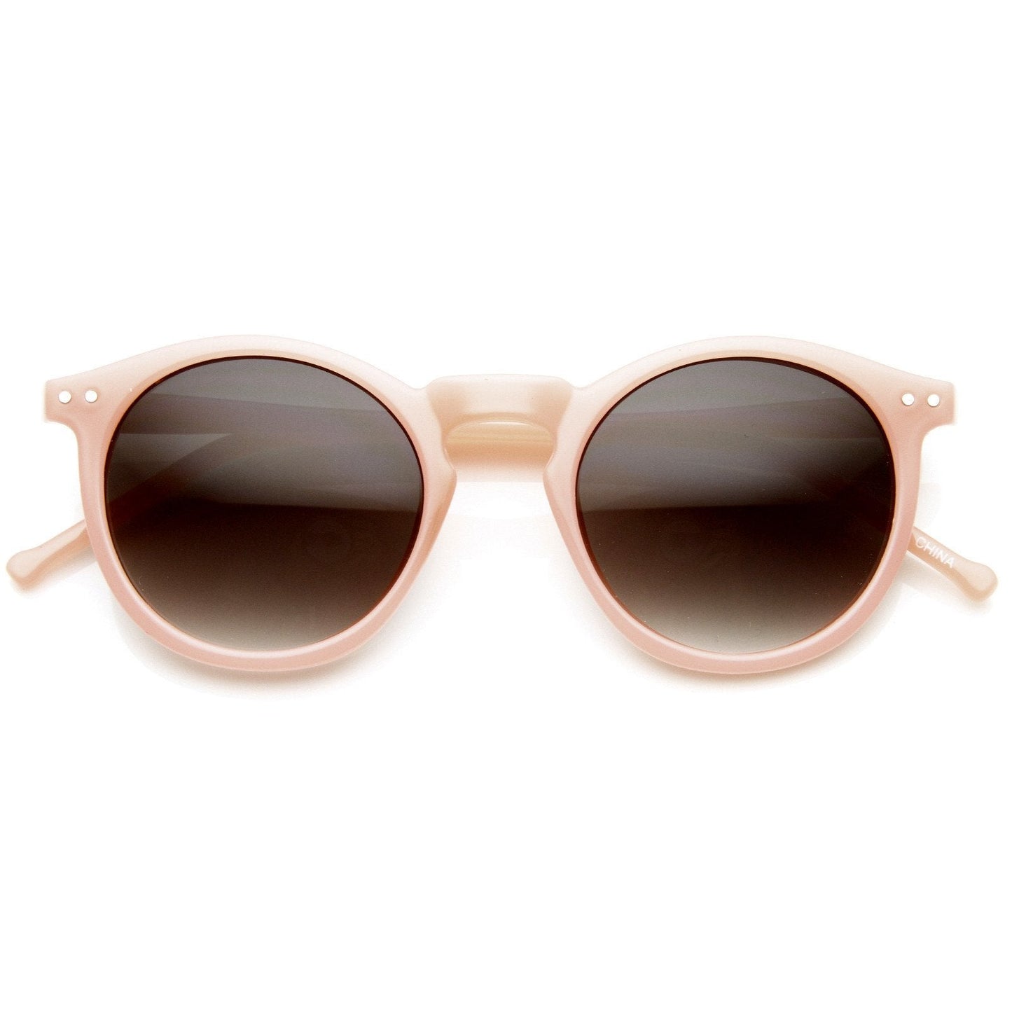 Cute Pastel Color Round P3 Key Hole Retro Womens Sunglasses 8928