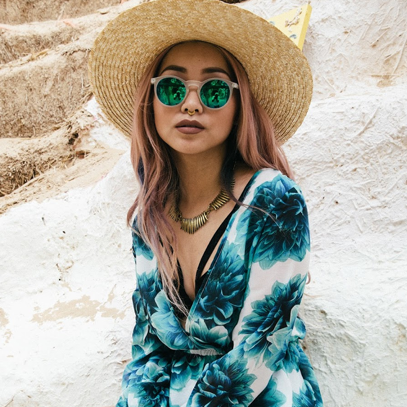 Retro P3 Round Flash Color Mirrored Lens Colorful Sunglasses 8932