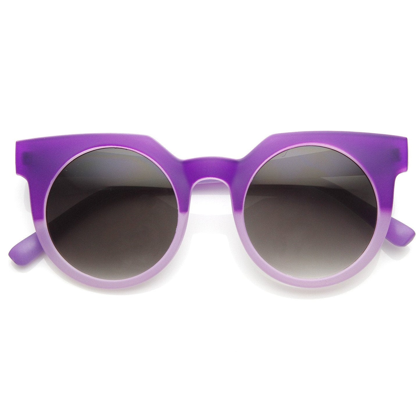 Retro P3 Round Angled Circle Flat Cat Eye Sunglasses 9120