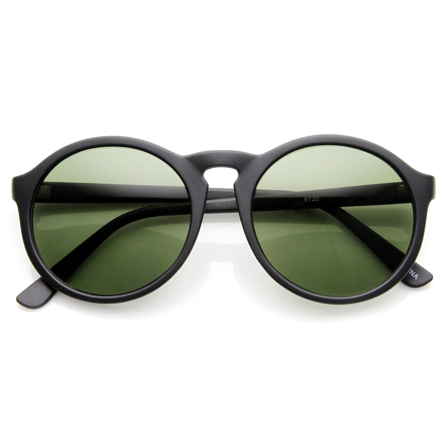 Large P3 Vintage Inspired Round Dapper Fashion Sunglasses 9130