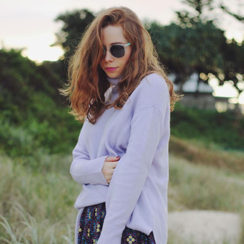 Retro Hipster Two Tone P3 Colorful Round Frosted Sunglasses 8990