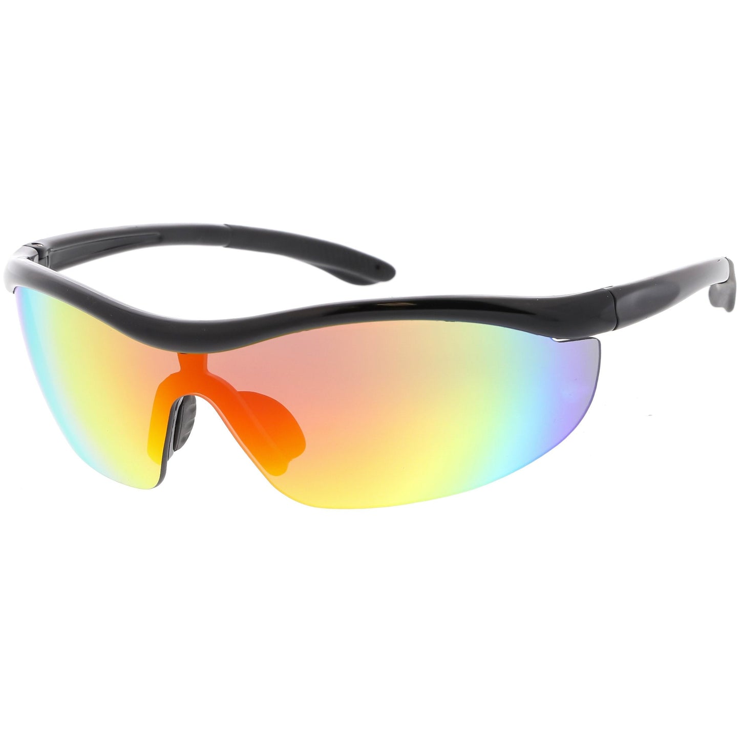 Premium TR-90 Sports Wrap Half Frame Shield Sunglasses C799 77mm