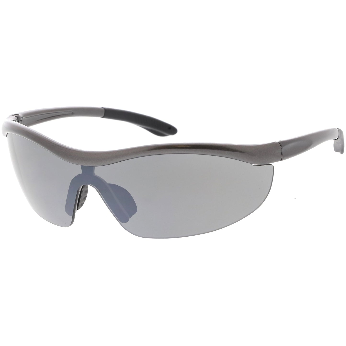 Premium TR-90 Sports Wrap Half Frame Shield Sunglasses C799 77mm