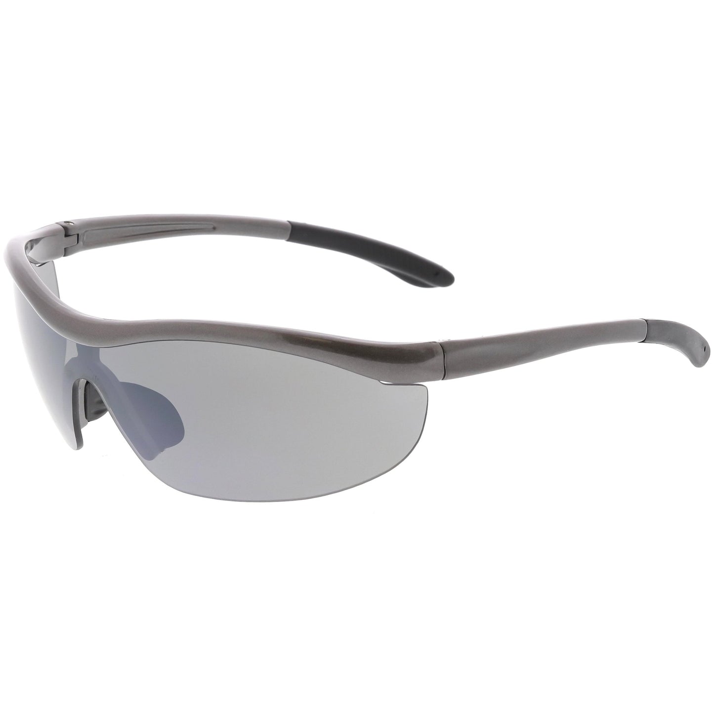 Premium TR-90 Sports Wrap Half Frame Shield Sunglasses C799 77mm