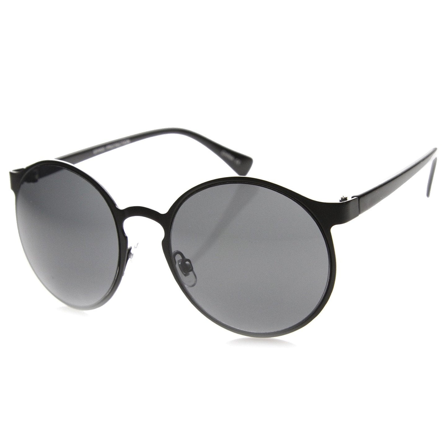 Retro Steampunk Dapper Fashion Round P3 Metal Sunglasses 9815