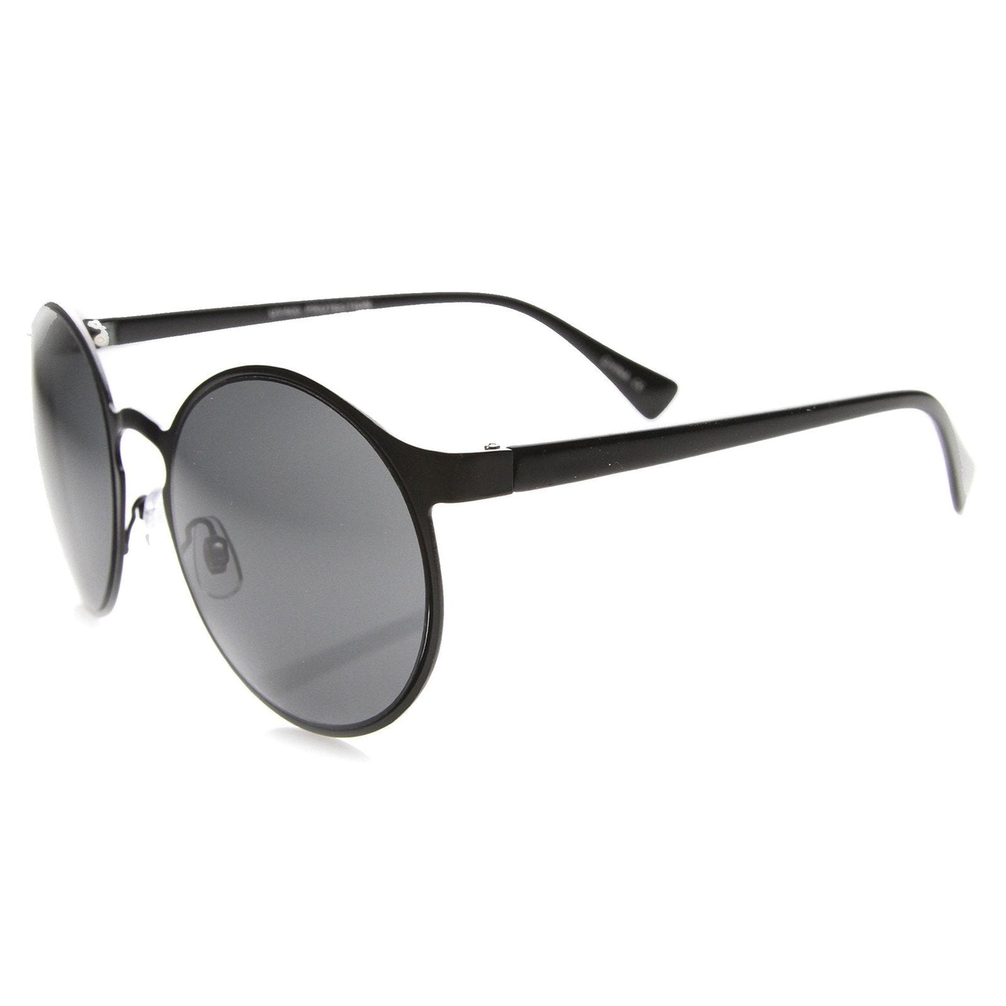 Retro Steampunk Dapper Fashion Round P3 Metal Sunglasses 9815