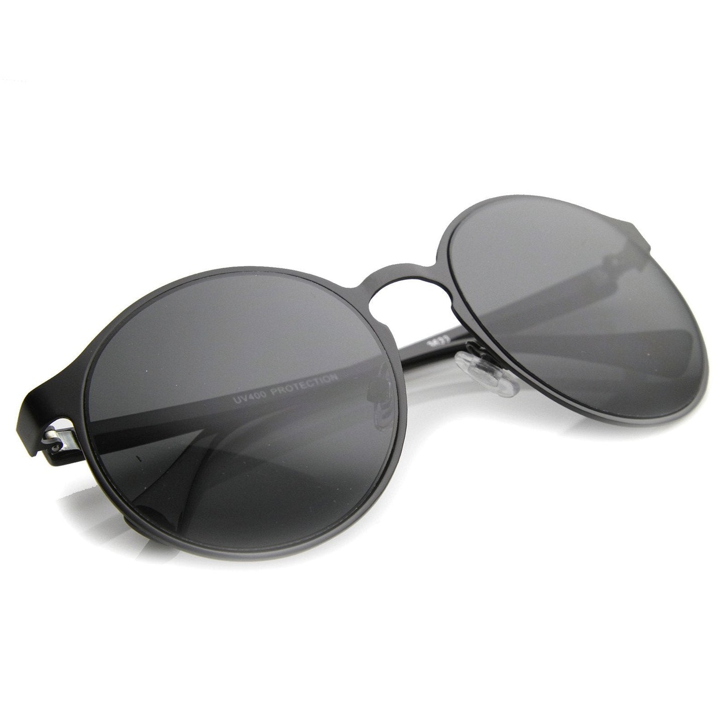 Retro Steampunk Dapper Fashion Round P3 Metal Sunglasses 9815