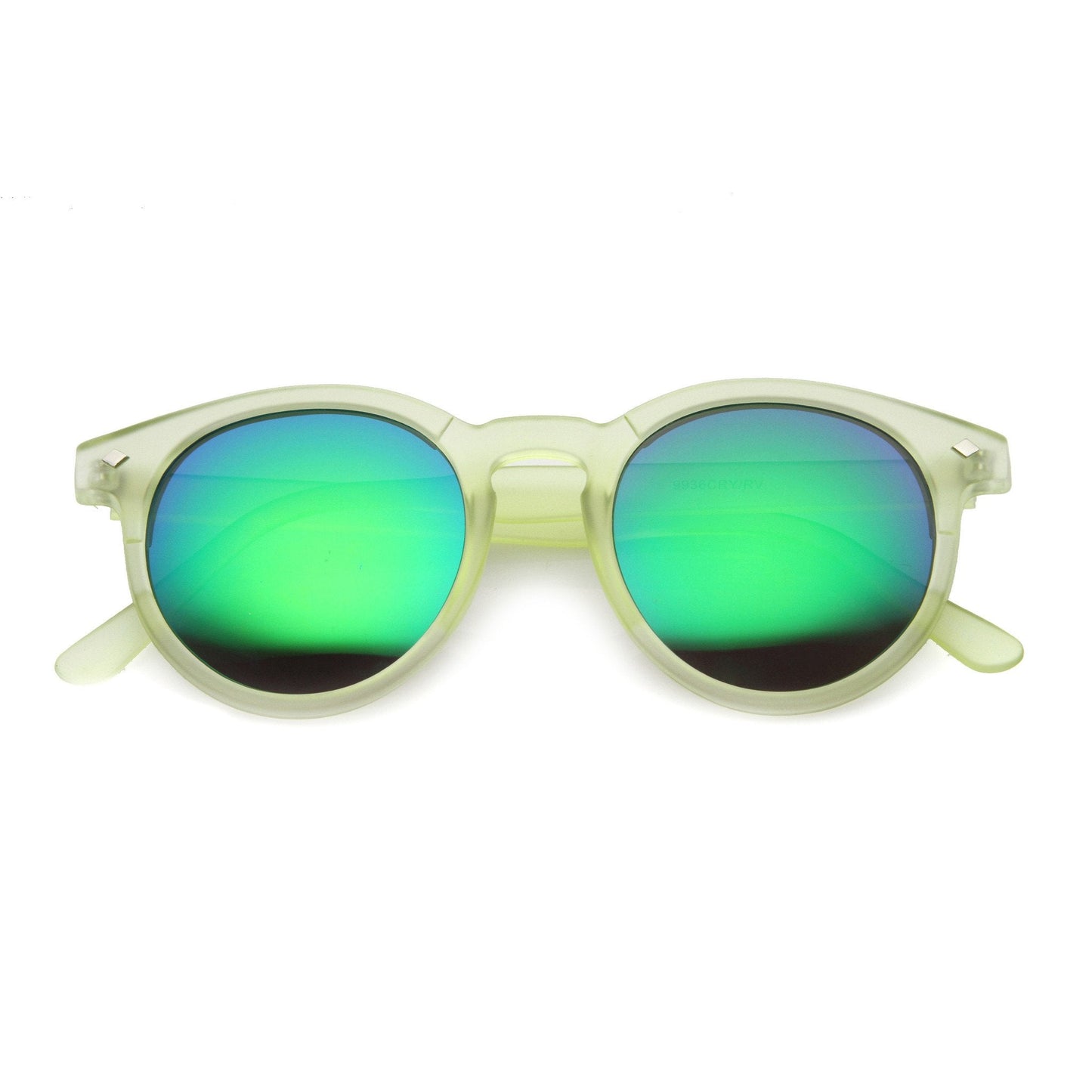 Retro P3 Round Flash Color Mirrored Lens Colorful Sunglasses 8932