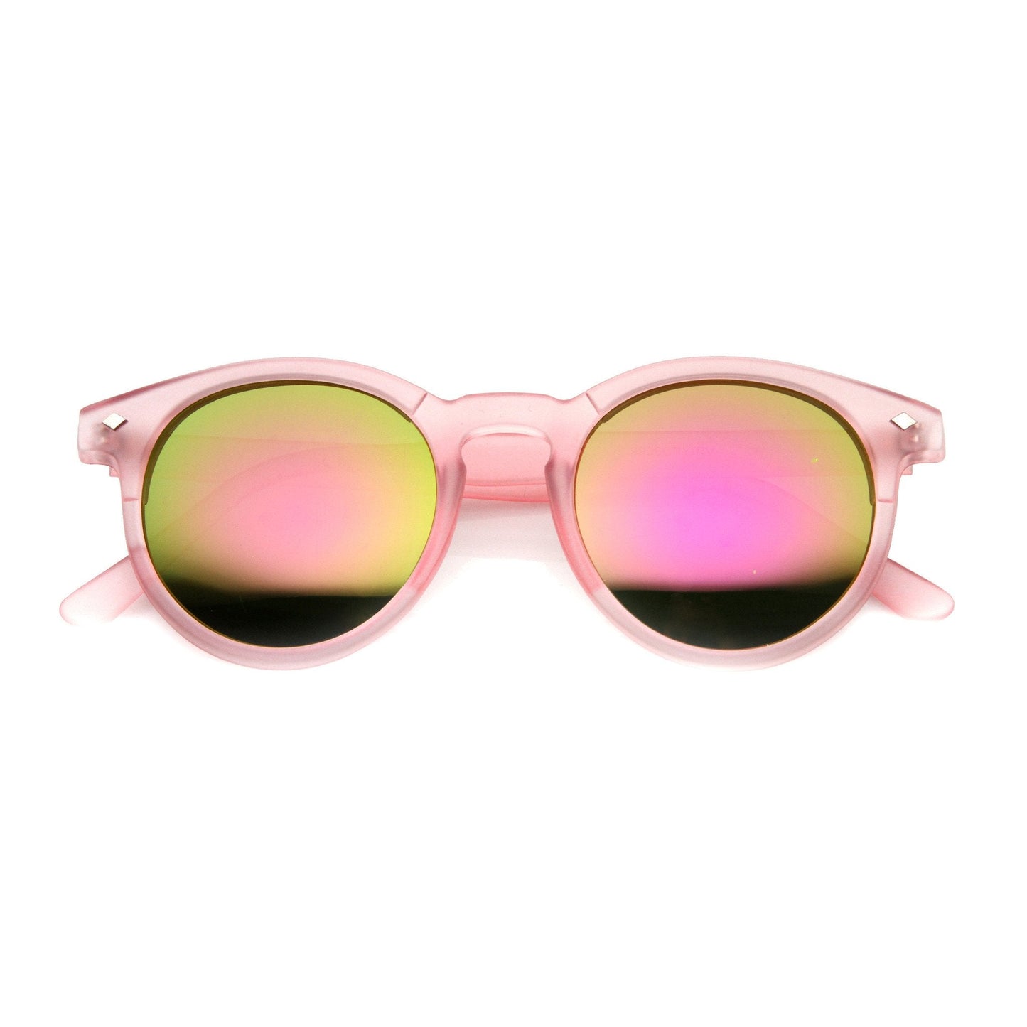 Retro P3 Round Flash Color Mirrored Lens Colorful Sunglasses 8932