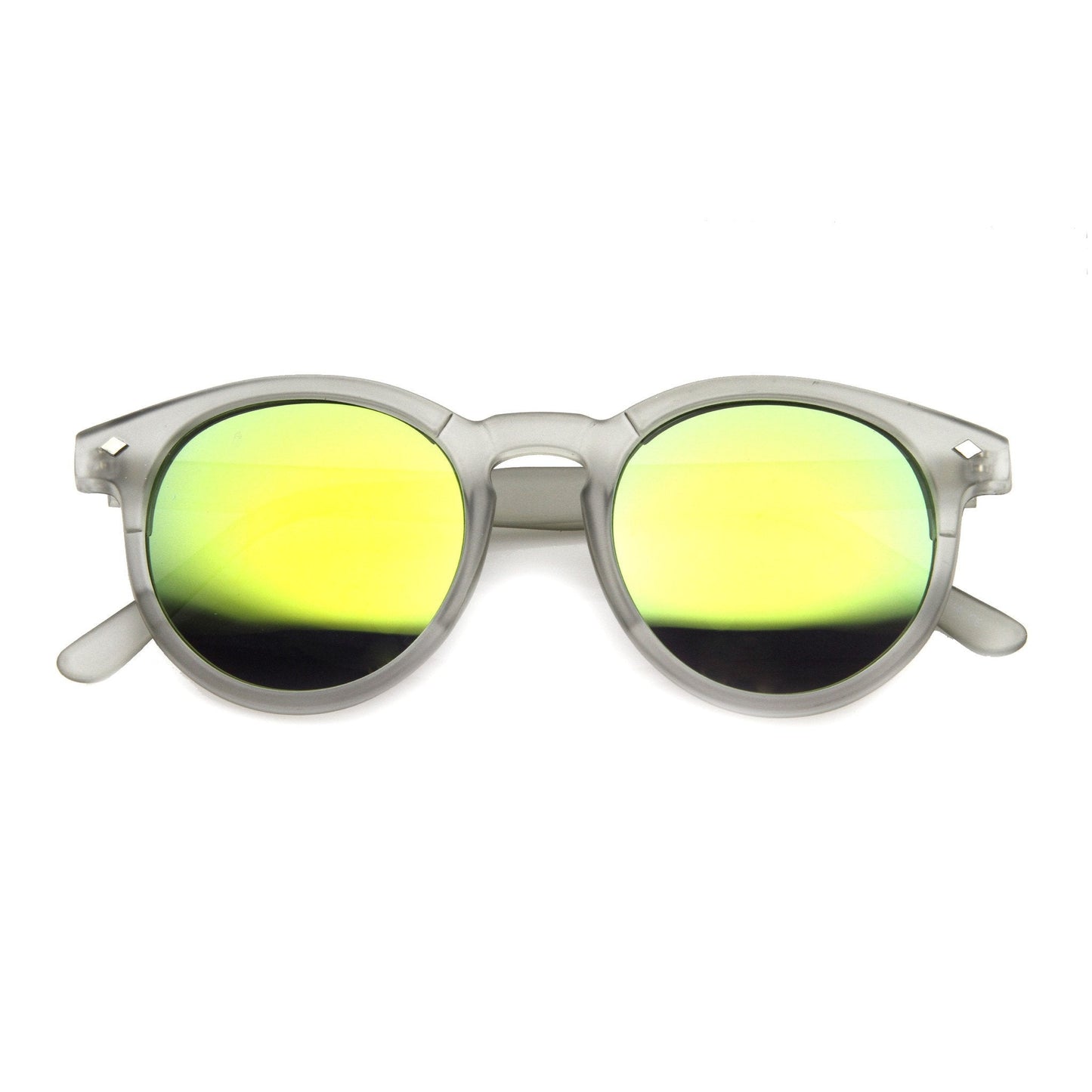 Retro P3 Round Flash Color Mirrored Lens Colorful Sunglasses 8932