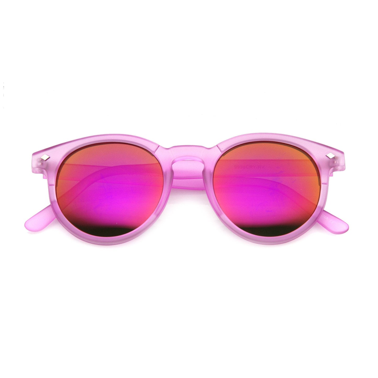 Retro P3 Round Flash Color Mirrored Lens Colorful Sunglasses 8932