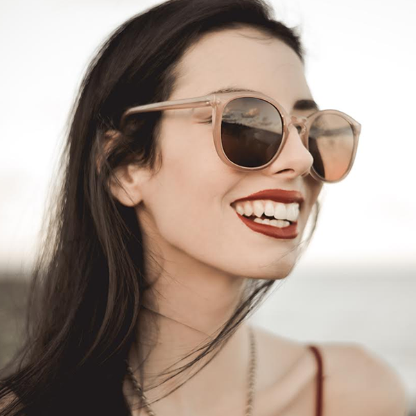 Retro Indie Fashion Round P3 Key Hole Sunglasses