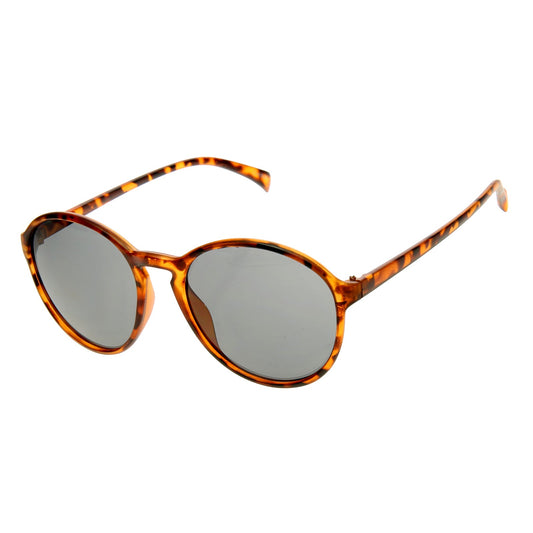 Retro Fashion P3 Matte Finish Keyhole Round Aviator Sunglasses 9178