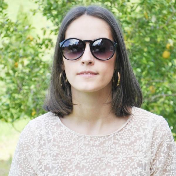 Large P3 Vintage Inspired Round Dapper Fashion Sunglasses 9130