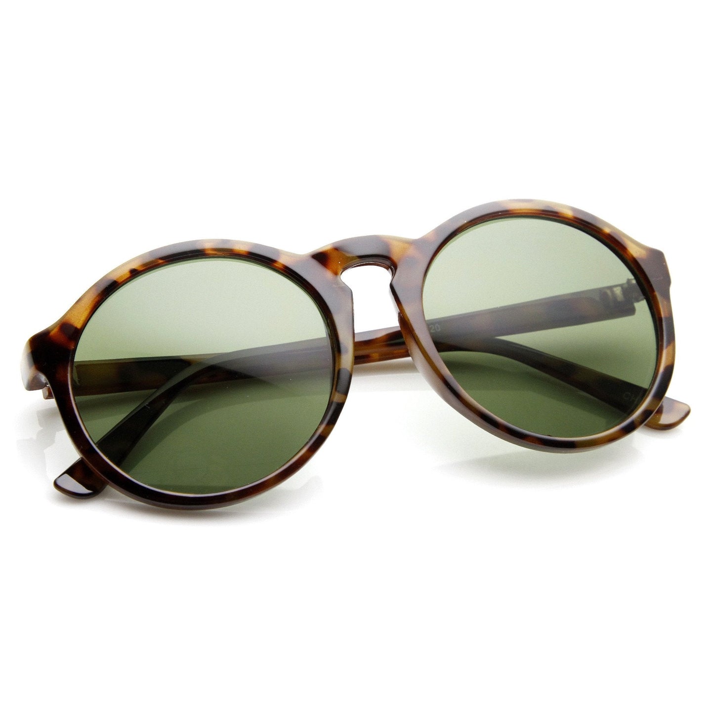 Large P3 Vintage Inspired Round Dapper Fashion Sunglasses 9130