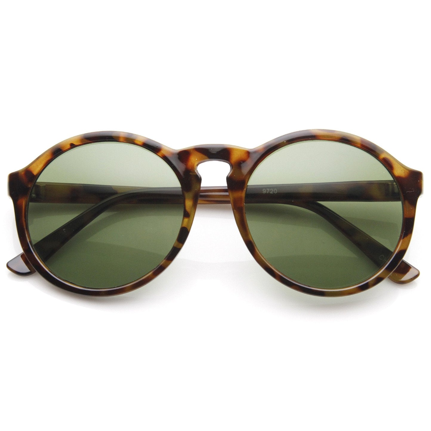 Large P3 Vintage Inspired Round Dapper Fashion Sunglasses 9130