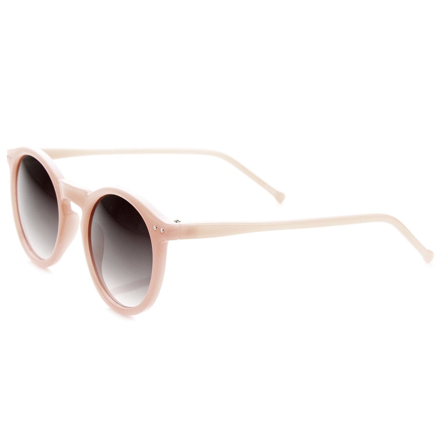 Cute Pastel Color Round P3 Key Hole Retro Womens Sunglasses 8928