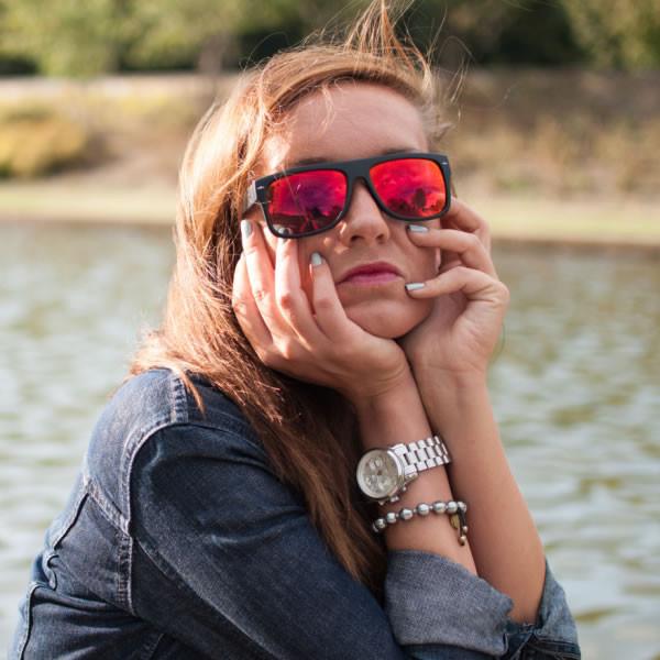 Premium Men's Action Sports Mirror Lens Sunglasses 8884