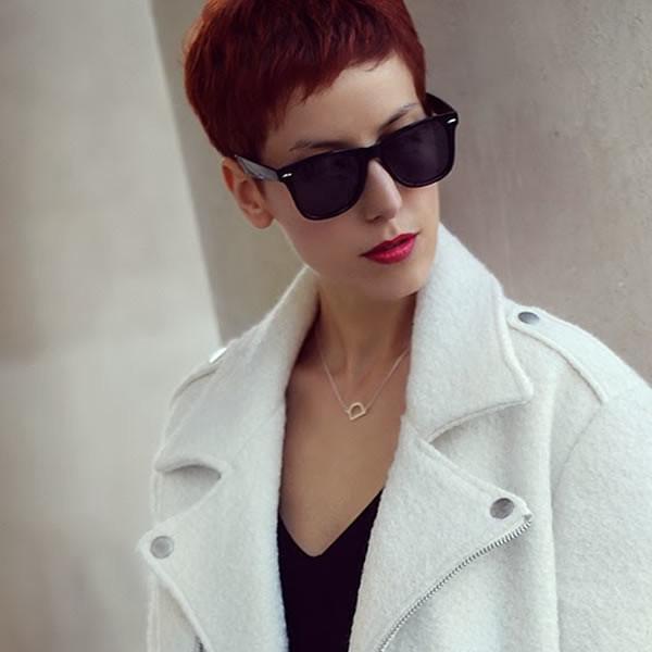 Classic Large Polarized Lens Horned Rim Sunglasses 6105