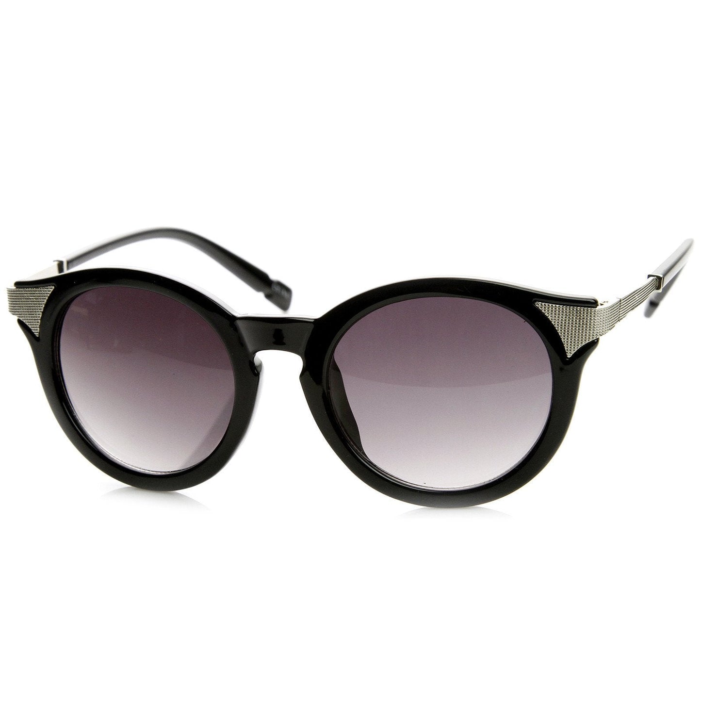 Womens Retro P3 Round Circle Fashion Cat Eye Sunglasses 8986